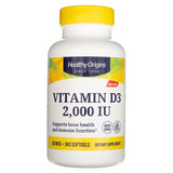 Healthy Origins Vitamin D3 2000 IU - 360 Softgels