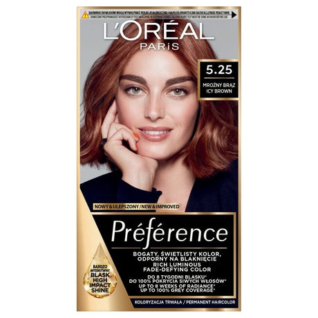 L'Oréal Paris Preference Hair Colour M2 5.25 Antigua, Frosted Bronze