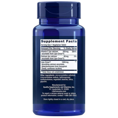 Life Extension Vitamin C 24-Hour Liposomal Hydrogel™ - 60 Tablets