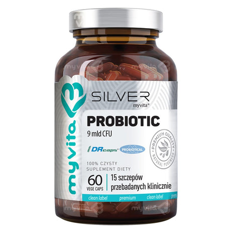 MyVita Silver Probiotic 9 Billion CFU - 60 Capsules