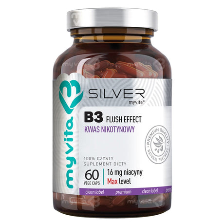 MyVita Vitamin B3 (Nicotinic Acid) - 60 Capsules