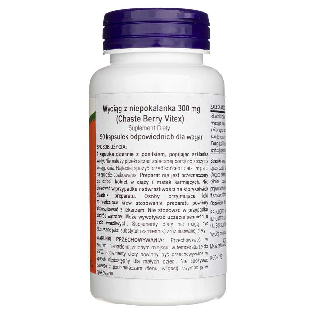 Now Foods Chaste Berry Vitex Extract 300 mg - 90 Capsules