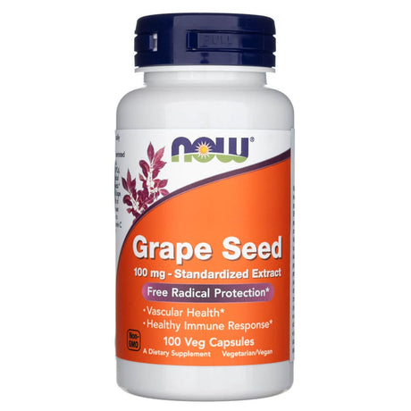 Now Foods Grape Seed 100 mg - 100 Veg Capsules