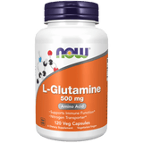 Now Foods L-Glutamine 500 mg - 120 Veg Capsules