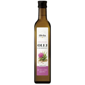 Olvita Cold-Pressed Milk Thistle Oil Unpurified - 500 ml
