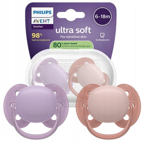 Philips Avent Soother Soft 6-18 m - 2 Pieces
