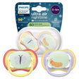 Philips Avent Ultra Air Nighttime Pacifier 0-6 m - 2 Pieces