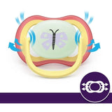 Philips Avent Ultra Air Nighttime Pacifier 0-6 m - 2 Pieces