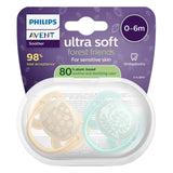 Philips Avent Ultra Soft Soother 0-6 m - 2 Pieces