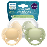 Philips Avent Ultra Soft Soothers 6-18 m - 2 Pieces