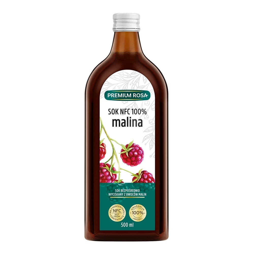 Premium Rosa 100% Raspberry Juice - 500 ml