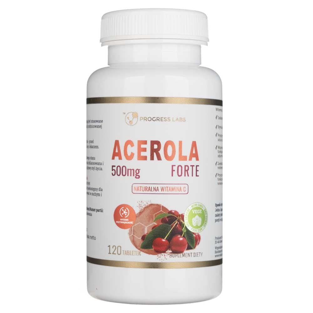 Progress D Tablet Progress Labs Acerola Forte 500 mg 120 Tablets – Medpak