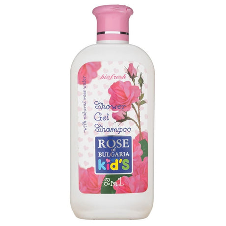 Rose of Bulgaria Kid's 2-in-1 Gel and Shampoo for Children - 200 ml