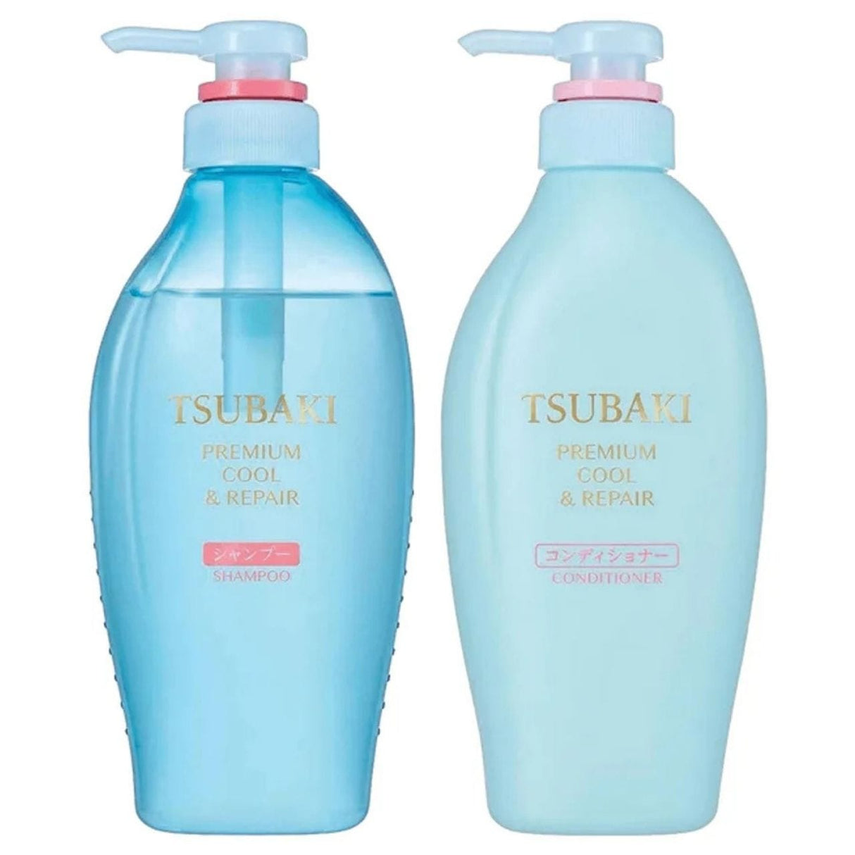 Shiseido Tsubaki Premium Cool Repair Set (Shampoo and Conditioner) - 450 ml