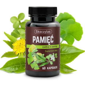 Skoczylas Memory, Ginkgo, Bacopa - 60 Capsules