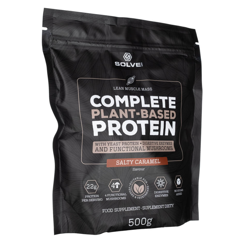 Solve Labs Complete Plant-Based Protein, Salty Caramel - 500 g