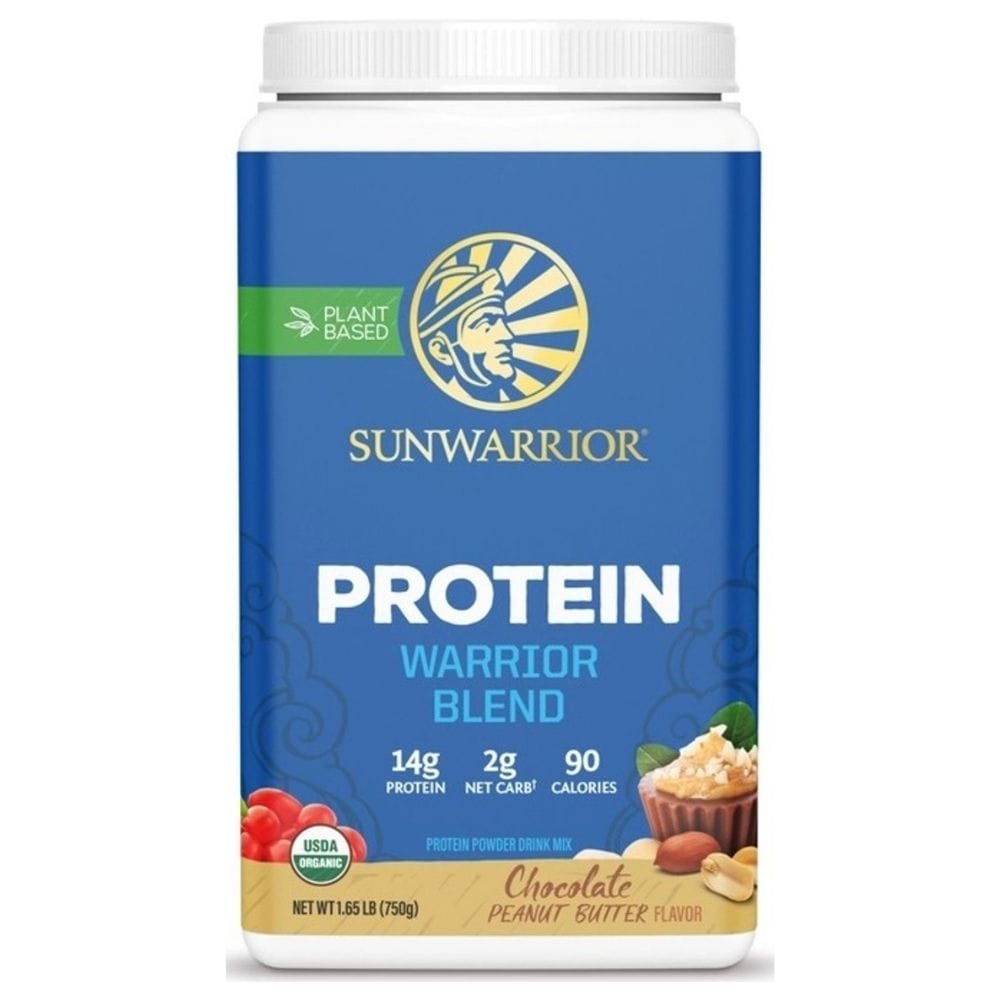 Sunwarrior Warrior Blend Protein, Chocolate with Peanut Butter - 750 g