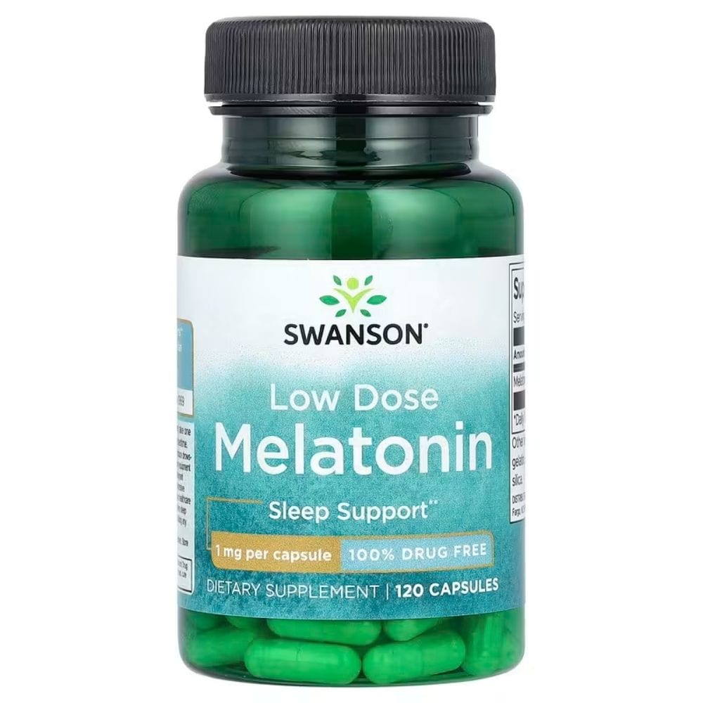 Swanson Low Dose Melatonin - 120 Capsules