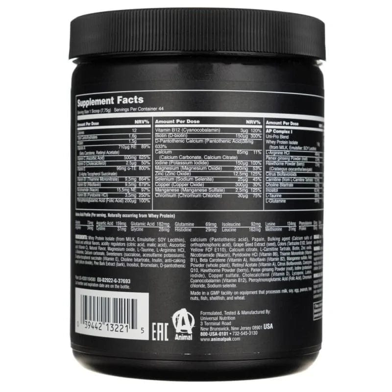 Universal Nutrition Animal Pak, Orange - 342 g