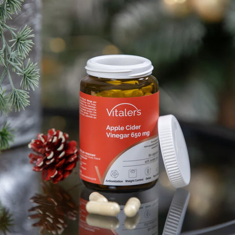 Vitaler's Apple Cider Vinegar 650 mg - 60 Capsules