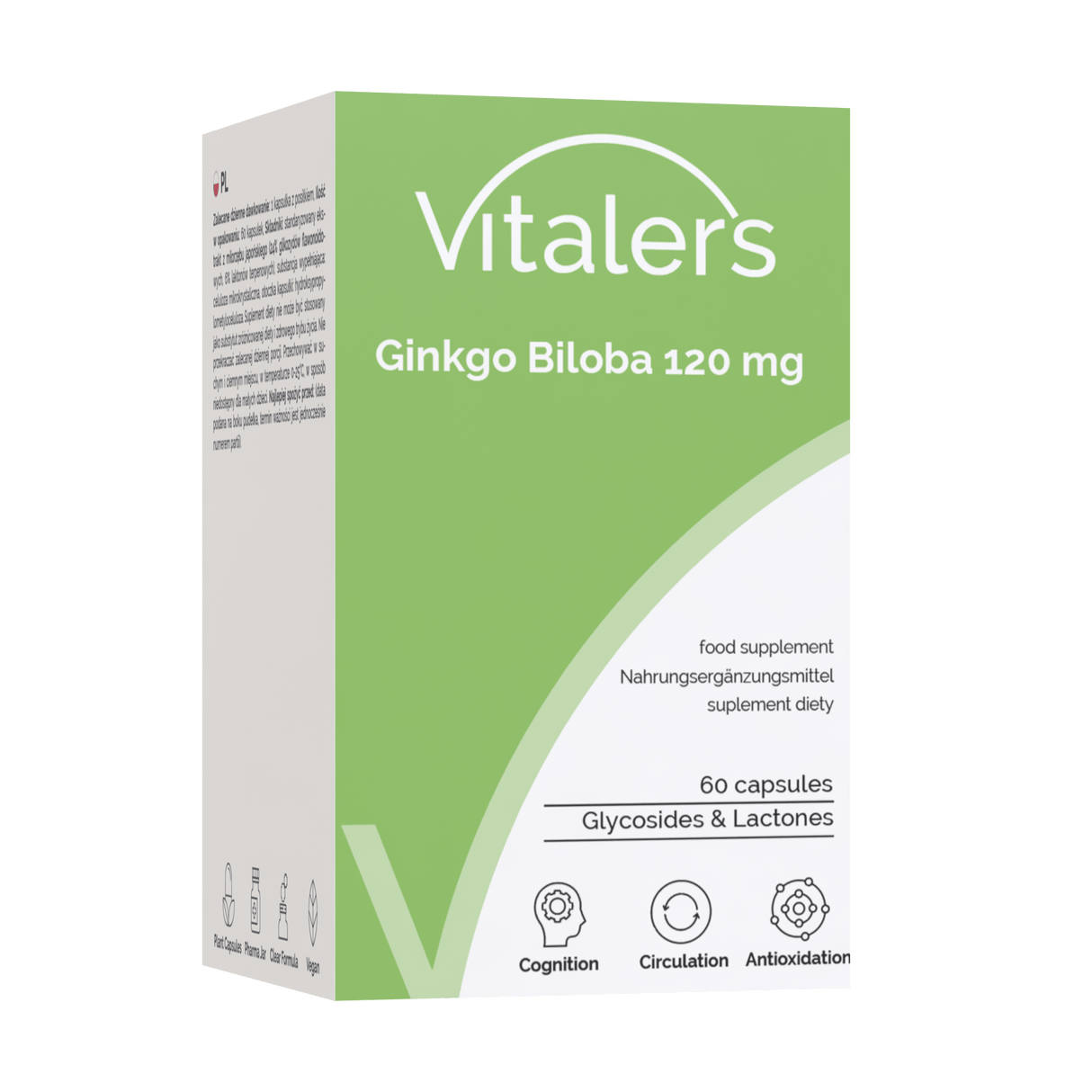Vitaler's Ginkgo Biloba 120 mg - 60 Capsules