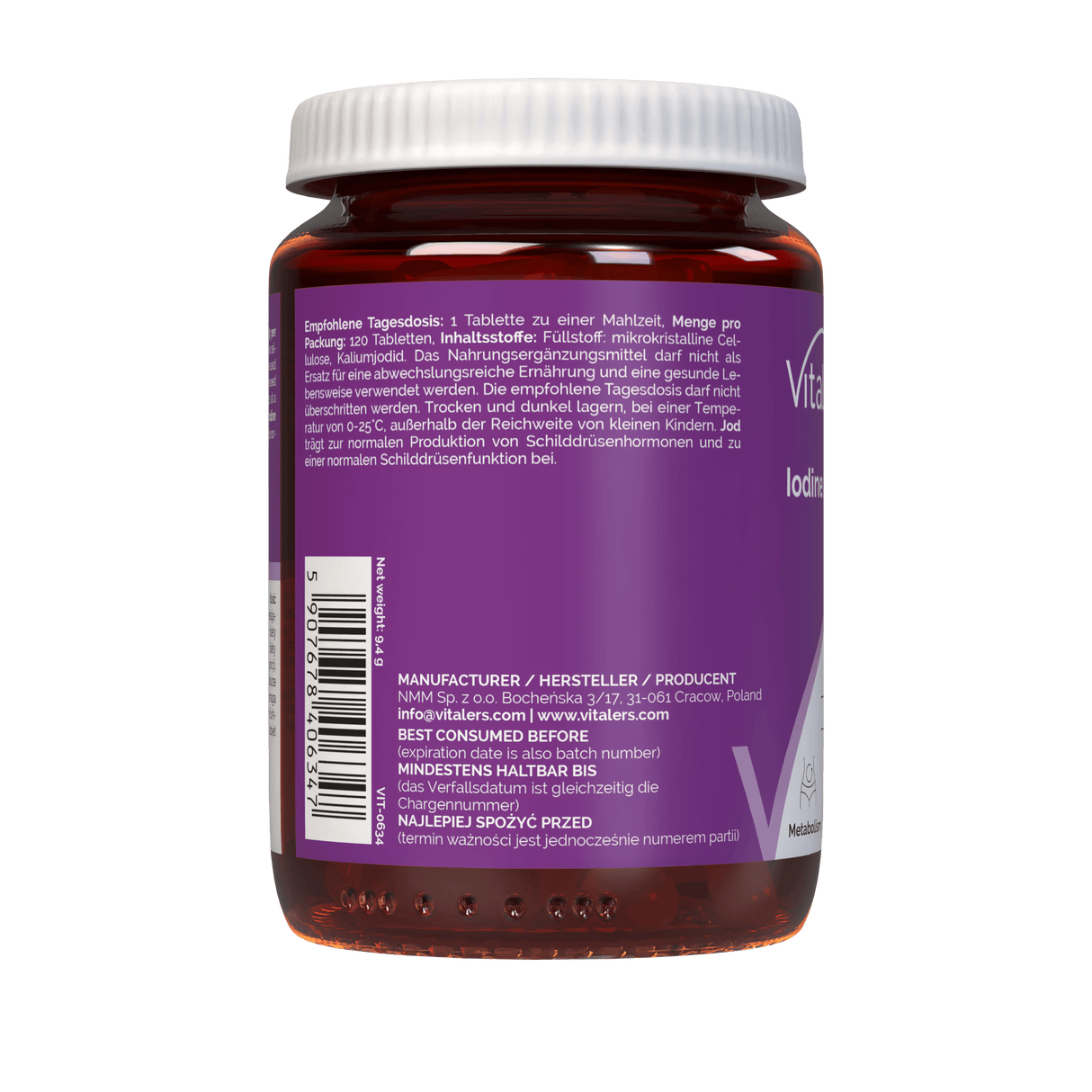 Vitaler's Iodine 200 mcg - 120 Capsules