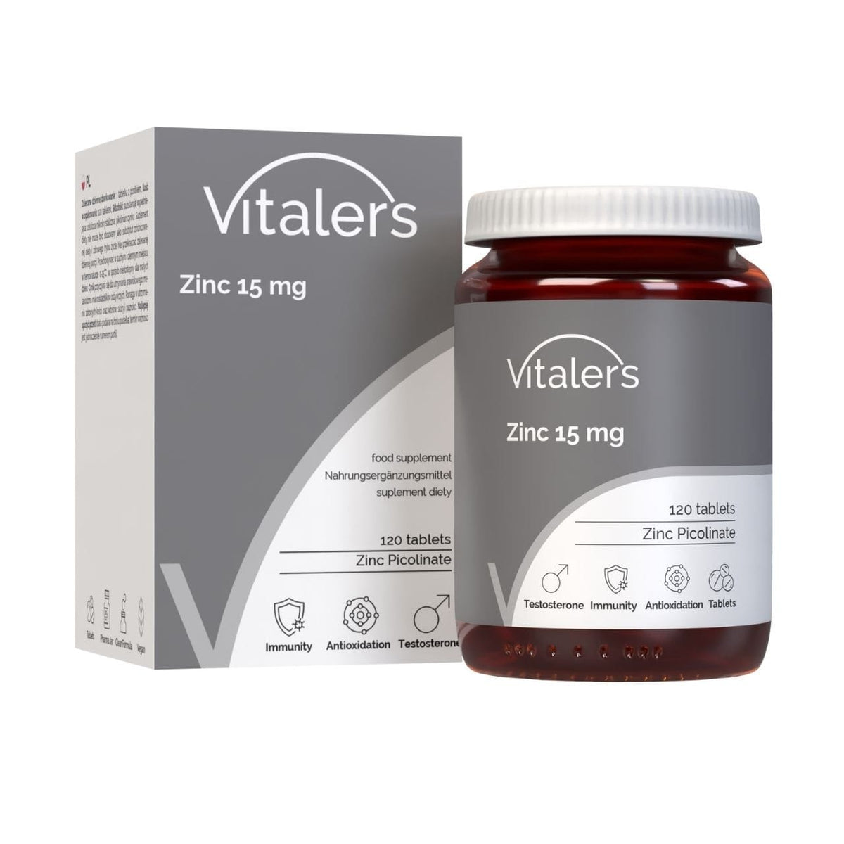 Vitaler's Zinc Picolinate 15 mg - 120 Tablets