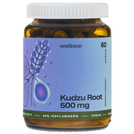 Wellbear Kudzu Root 500 mg - 60 Capsules