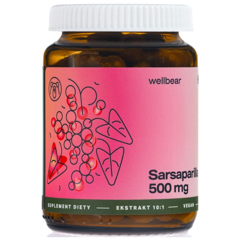 Wellbear Sarsaparilla 500 mg - 60 Capsules