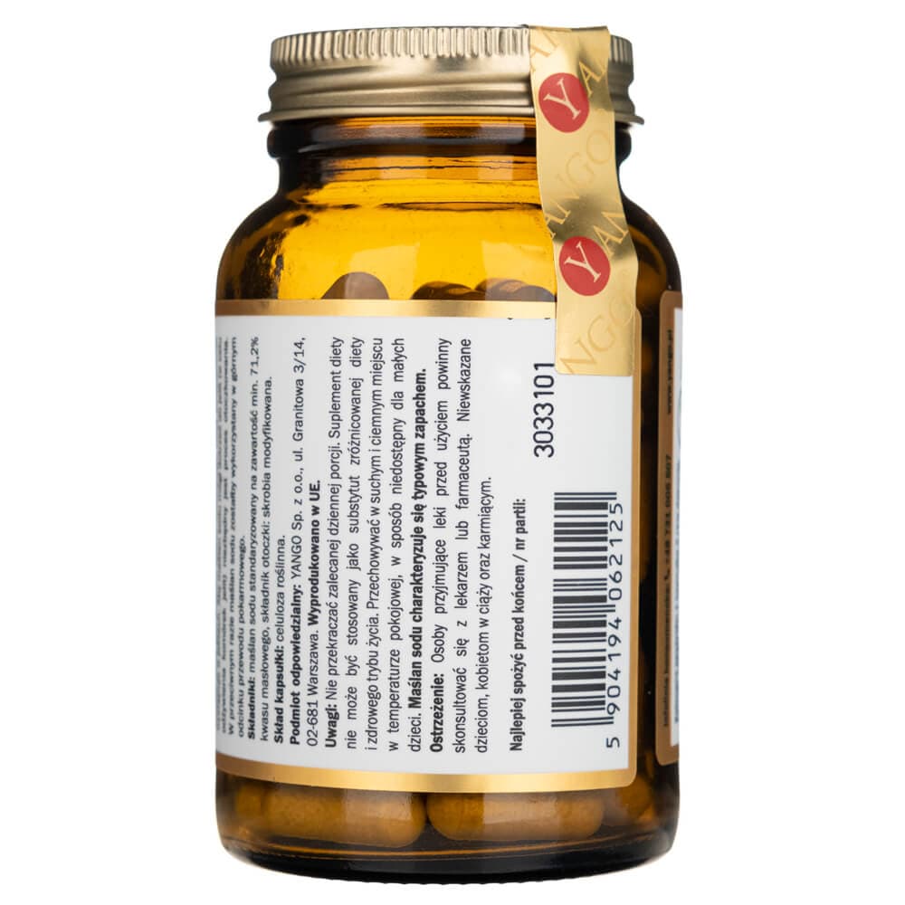 Yango Sodium Butyrate Encapsulated - 90 capsules