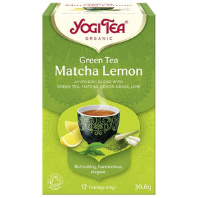 Yogi Tea Green Tea Matcha, Lemongrass-Lime - 17 Sachets