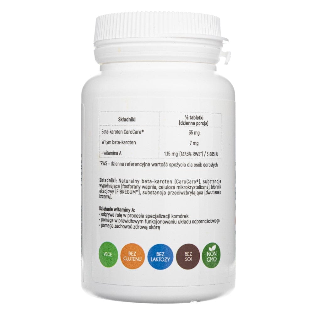 Aliness Natural BetaCarotene - 100 Tablets