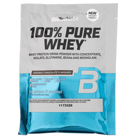 BioTech USA 100% Pure Whey, Chocolate-Coconut - 28 g