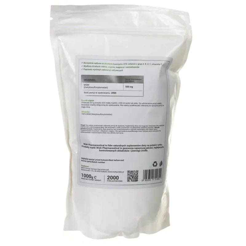 Wish MSM Organic Sulfur - 1000 g